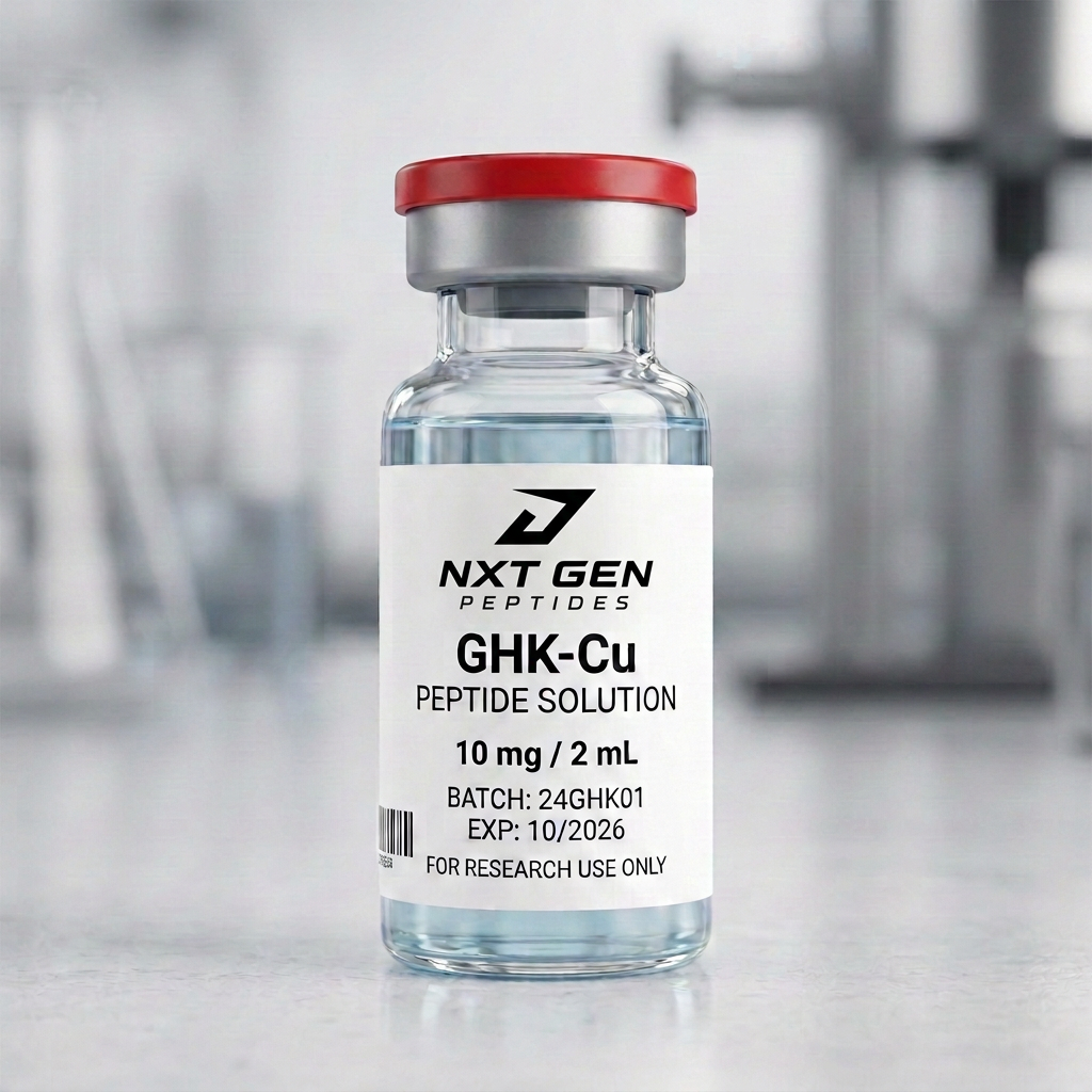 GHK-Cu research compound label