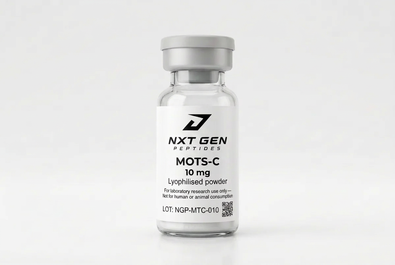 MOTS-C research compound vial label