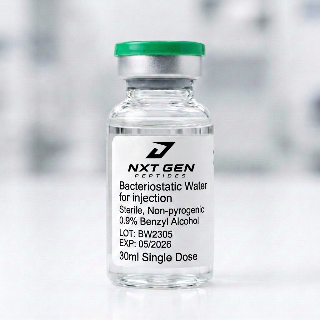 Bacteriostatic Water research compound label
