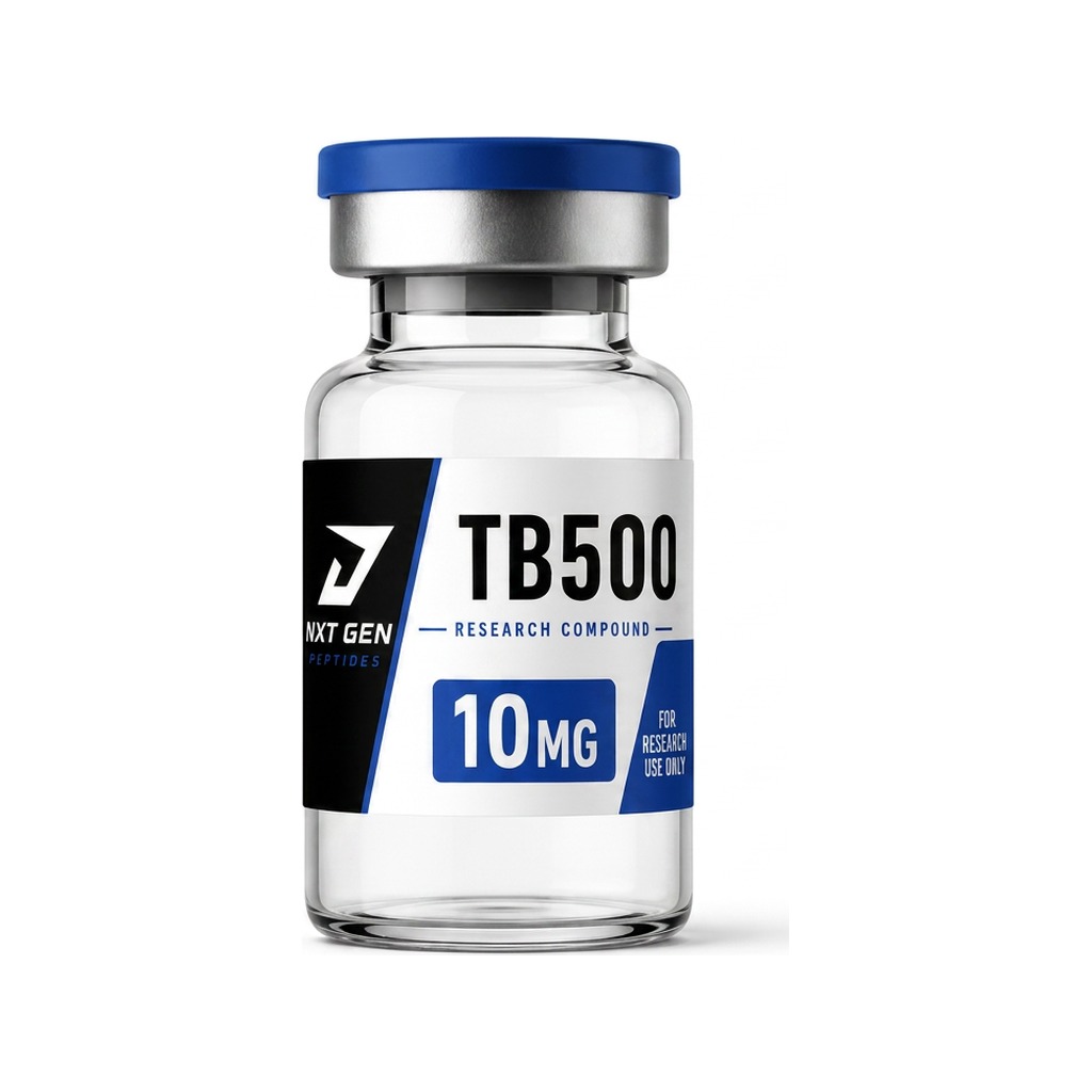 TB-500 research compound label