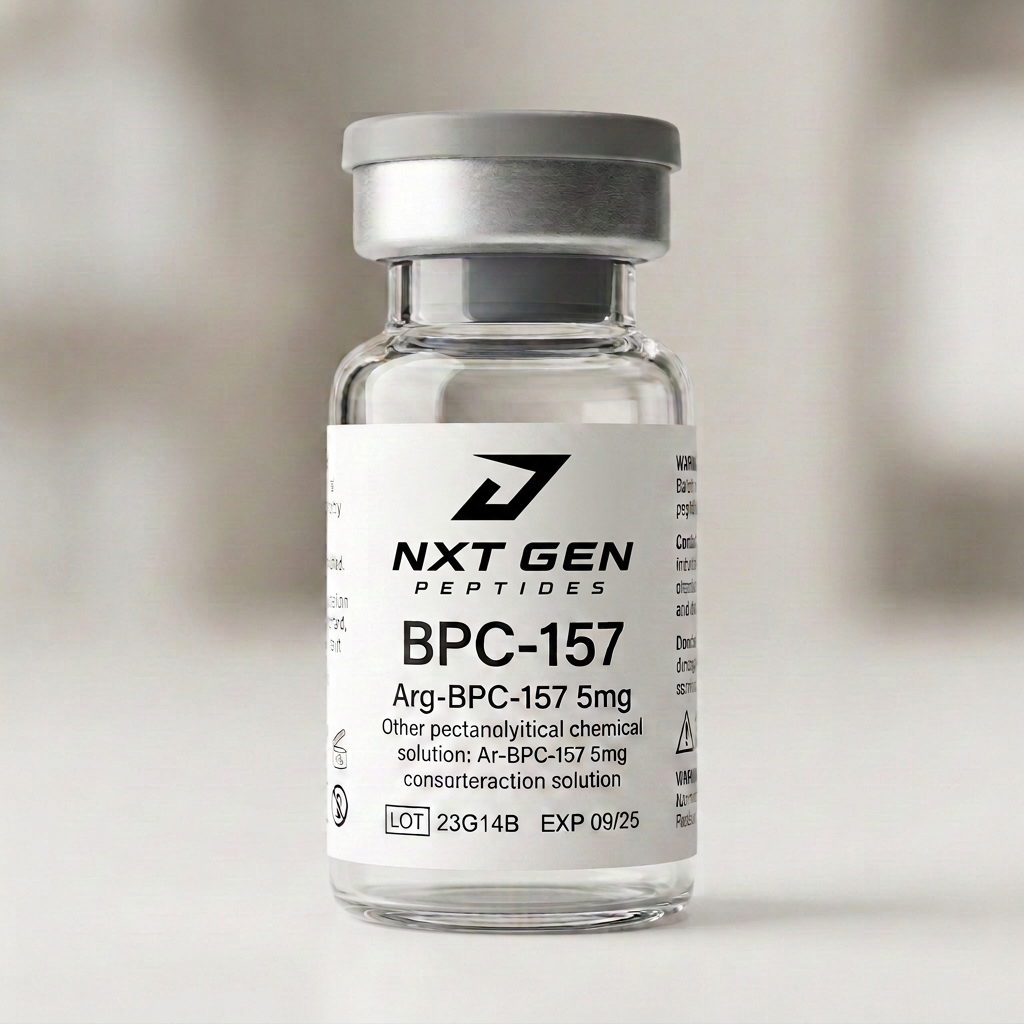 BPC-157 research compound label