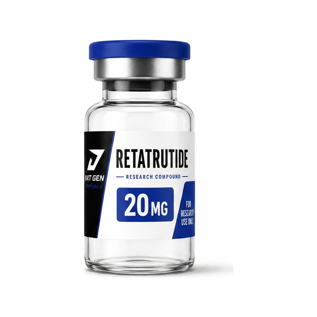 Retatrutide research compound label
