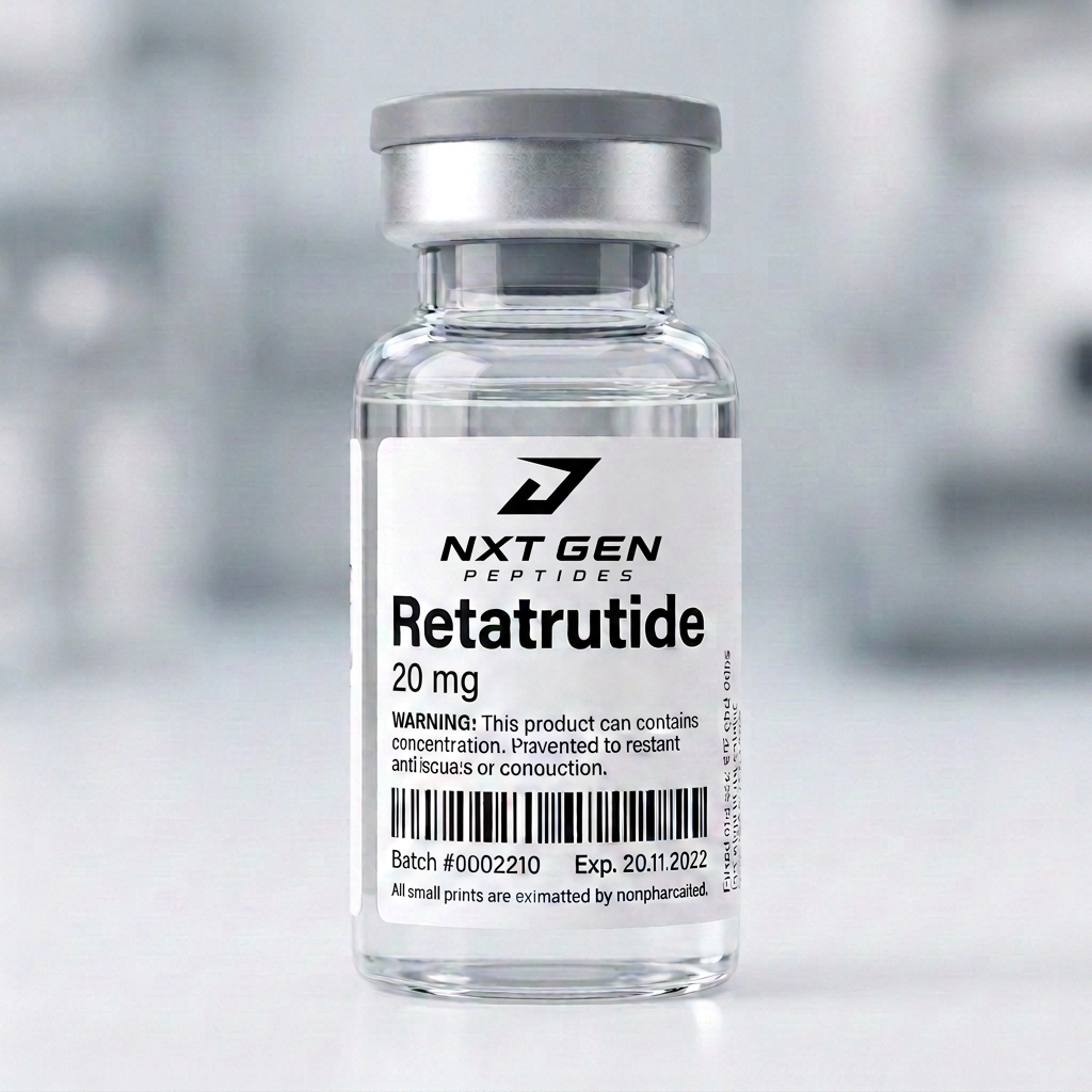 Retatrutide research compound label
